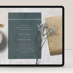 Digital wedding invitation