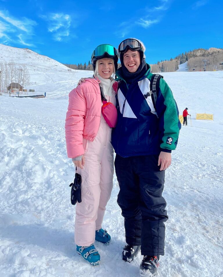 Our first trip together was to Crested Butte, Colorado, where I experienced skiing for the very first time!