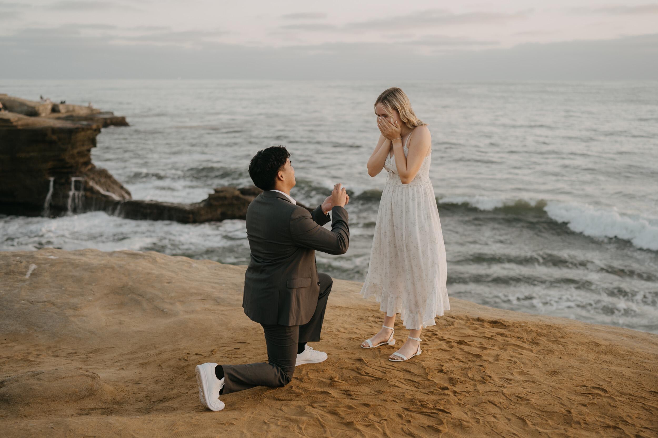 The moment Josh proposed and changed our lives for the better :)