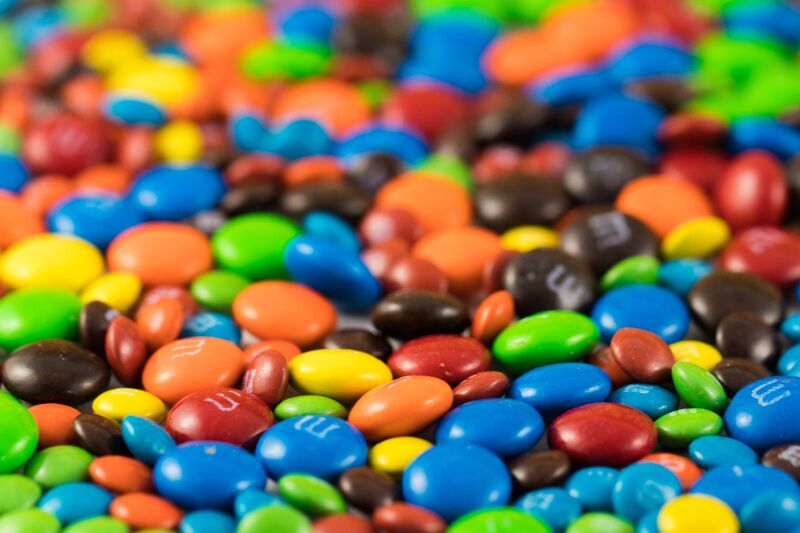 New York themed party idea - M&Ms