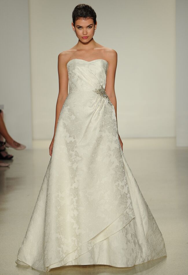 Anne Barge Wedding Dresses Bring Drama With Bold Stripes for Fall 2015