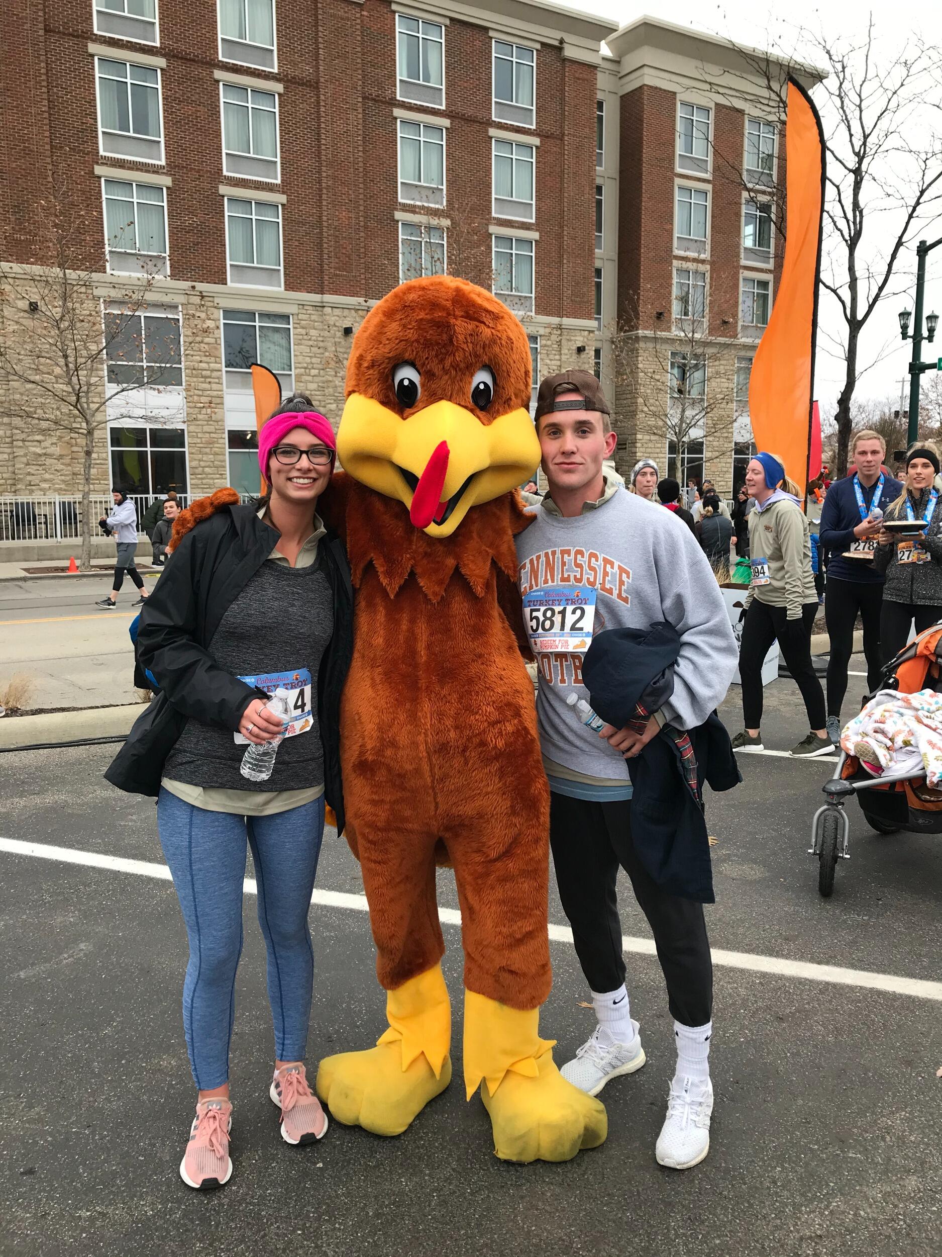 First Thanksgiving and I made Richie run the Turkey Trot
