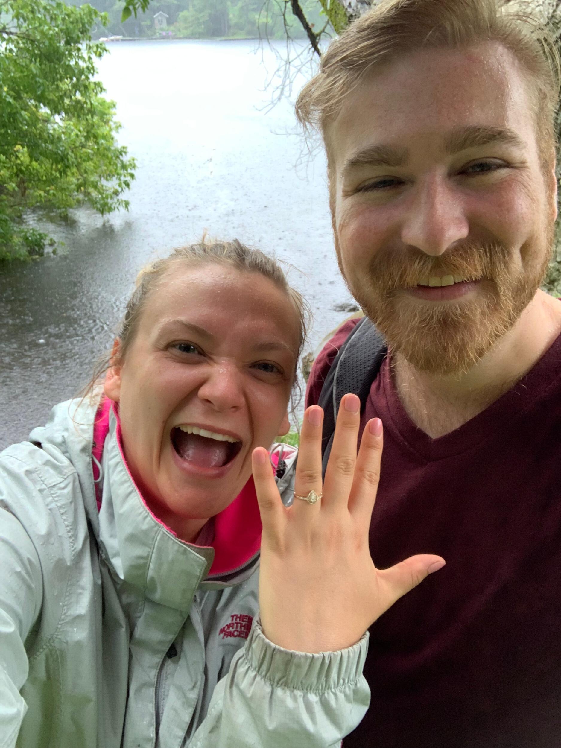 We got engaged! 