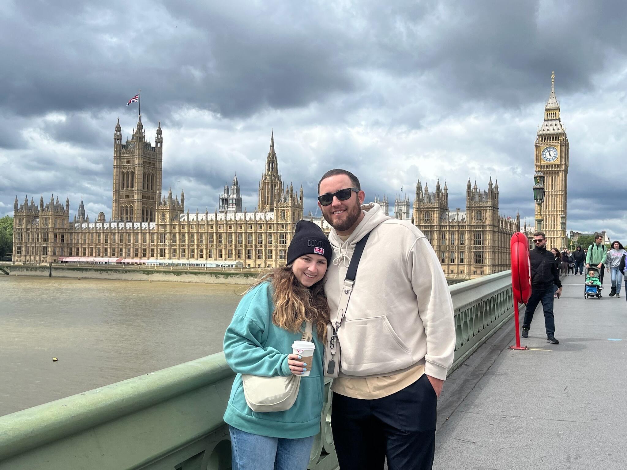 We got to explore Europe for 2 weeks together!