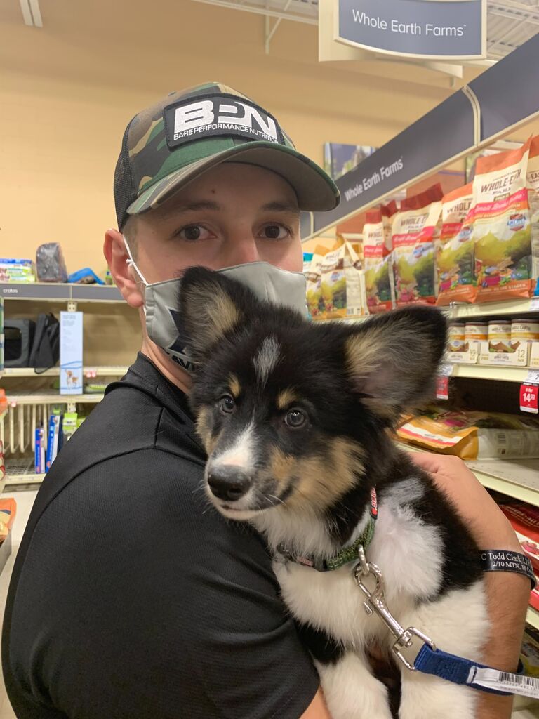 Picked up baby Zeke!