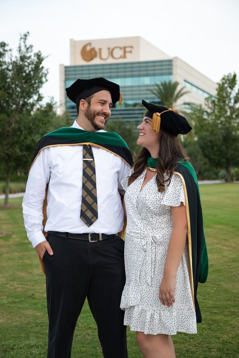 Dr Cendan and Dr Allen graduate, with a wonderful speech by class speaker Vincent!
