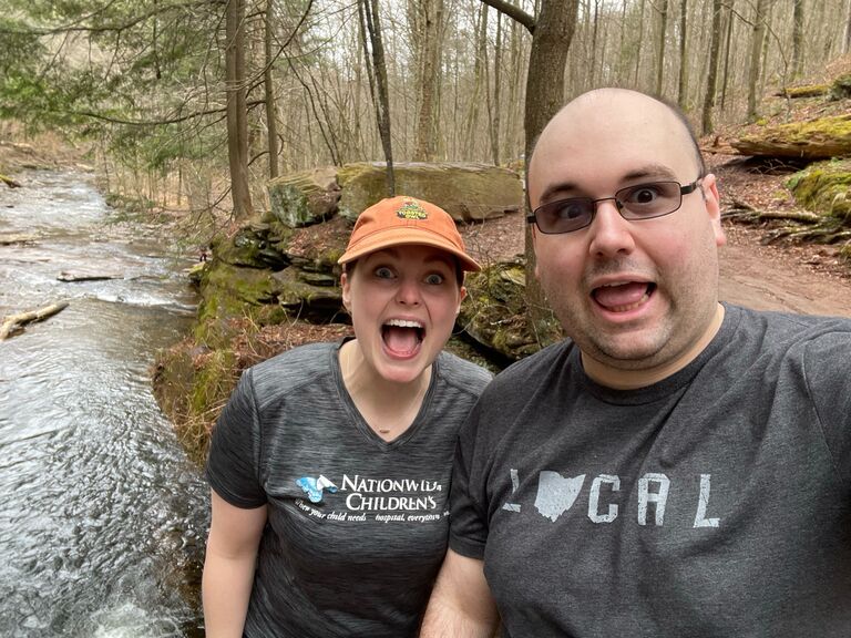 First Hike together at Ricket's Glen State Park.