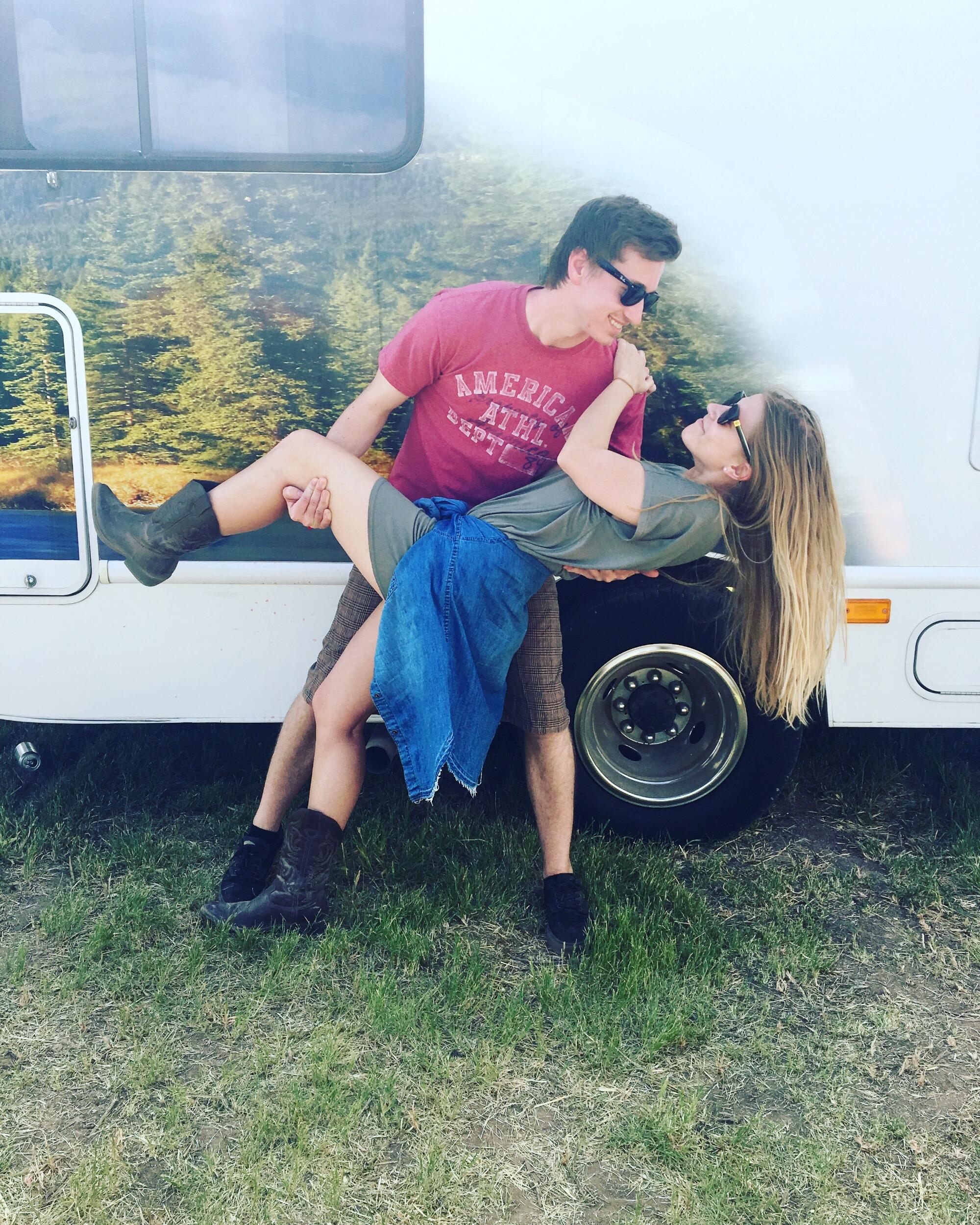 Country Thunder. The first true test of the relationship. Spending 4 days in a cramped RV with no shower.