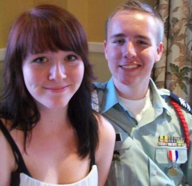 Josh and Mel begin dating her freshman year and his sophomore year of high school. Both were 15.