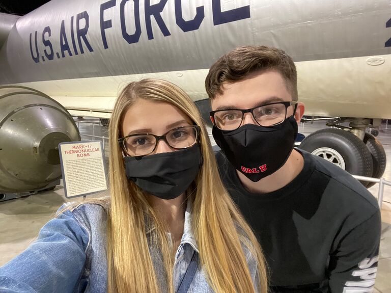 The first (of many!) trips to Dayton, Ohio where Matt was working at Wright-Patterson AFB. We did this once a month, every month until Matt started working at the Pittsburgh Air Reserve Station.
