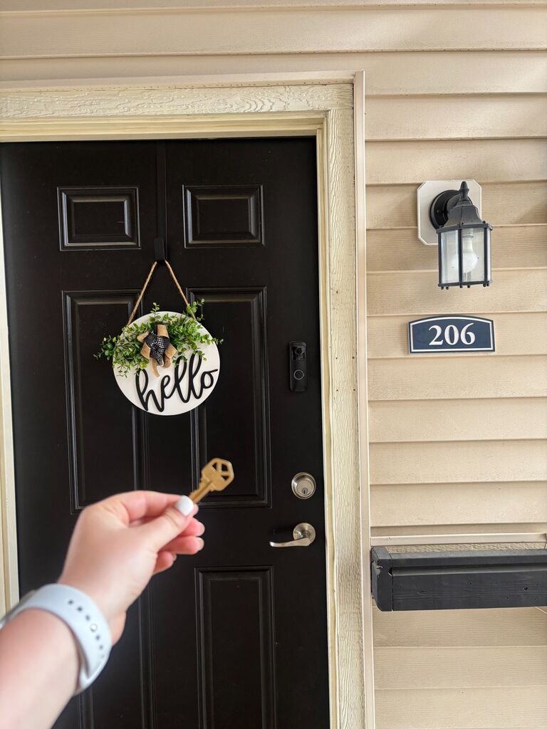 Moved into our first apartment