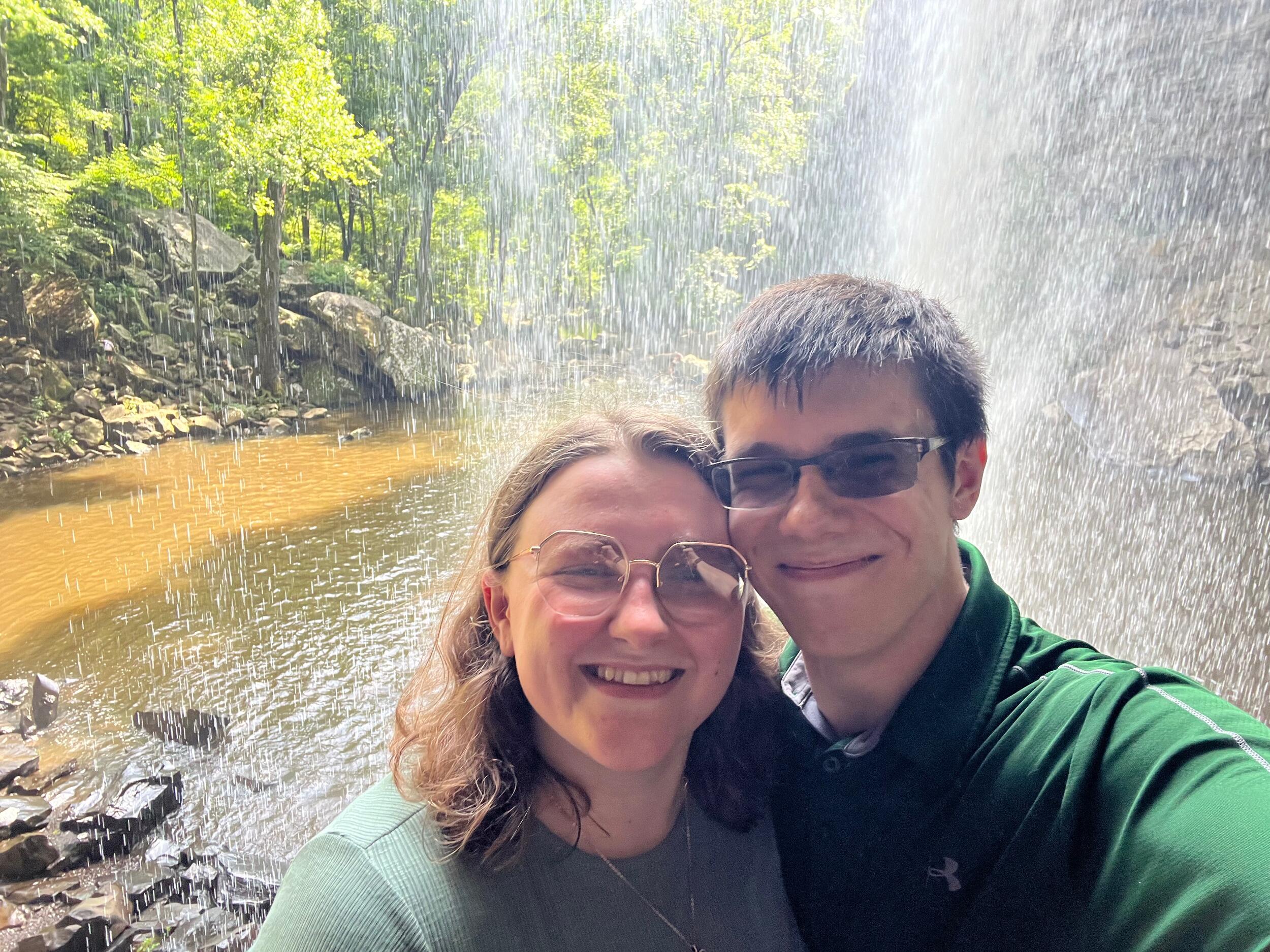 Our Engagement Under Cedar Falls