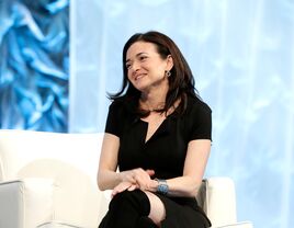 COO of Facebook Sheryl Sandberg speaks at the Watermark Conference for Women at San Jose Convention Center on February 1, 2017 in San Jose, California.  