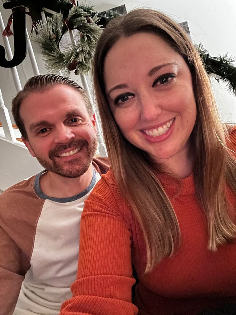 Our first Thanksgiving together...a holiday we now host every year!