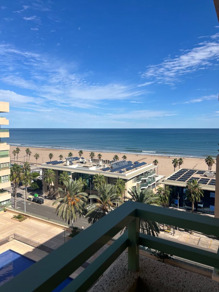 The view from our gorgeous apartment on Patacona Beach (Alexa's favorite place)