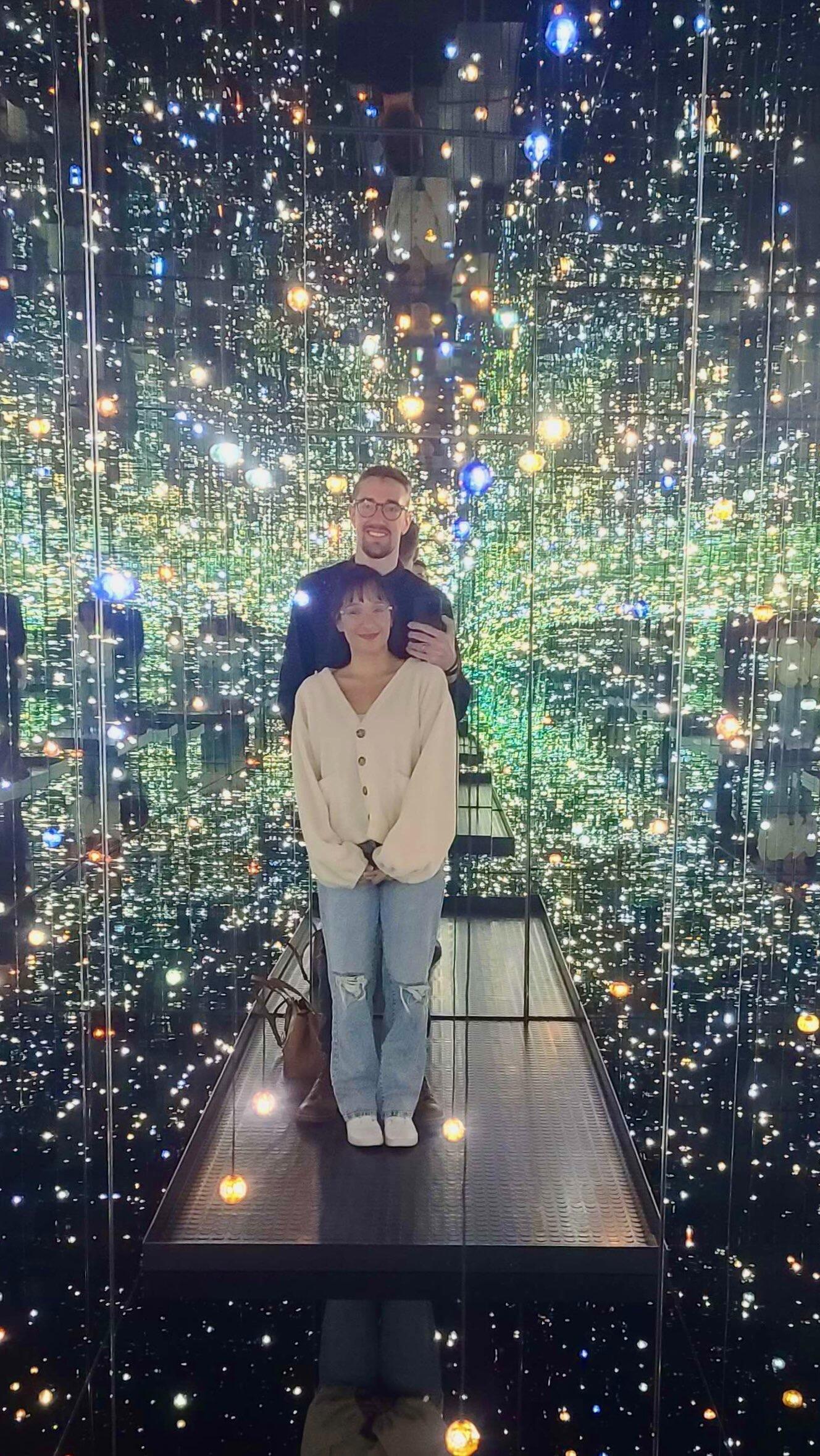 The Broad museum. Long distance. Traveling back and forth between California and Ohio whenever we had time.