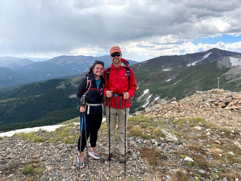 Moved out to Colorado! Together they spent many weekends hiking, skiing, and exploring all that the state had to offer.