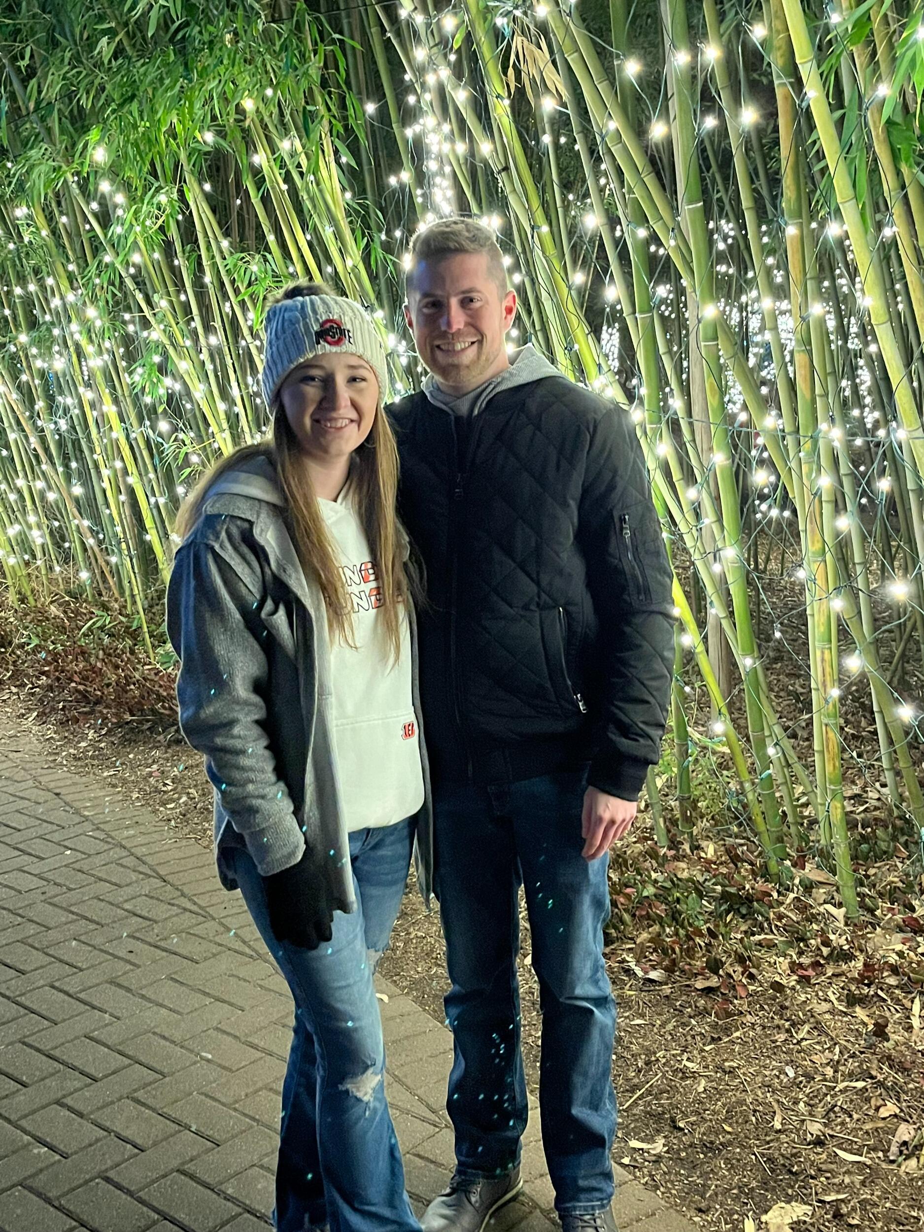 Our first adventure beyond Mercer County: Cincinnati Zoo Lights