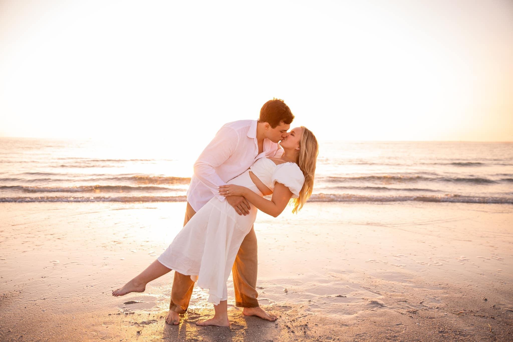 We took our engagement pictures at Sand Key Beach Park, Florida! We're looking forward to the rest of the wedding planning journey!