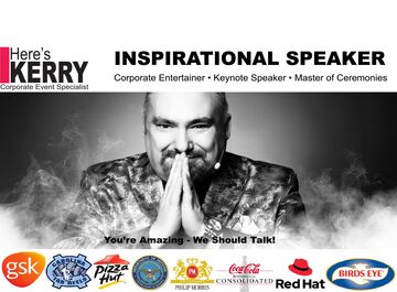 Here's Kerry - Keynote Speaker, Comedy Mentalist - Motivational Speaker - Raleigh, NC - Hero Main