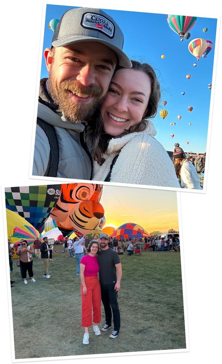 A trip to Albuquerque for the Balloon Fiesta with Rachel's parents!