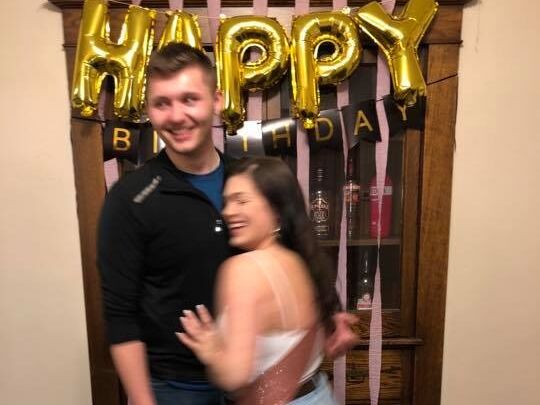 We celebrated Peyton's 21st birthday - COVID style