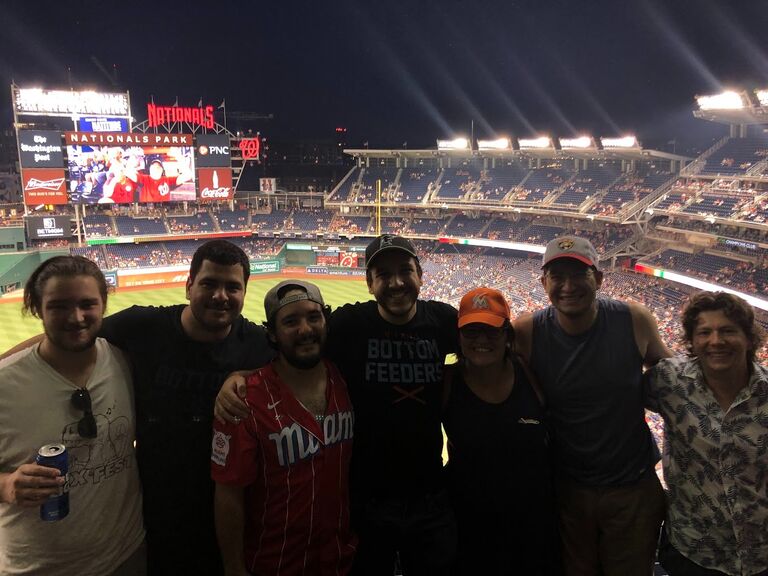Ricci's first Marlins game (FYI: the Fish won in DC)