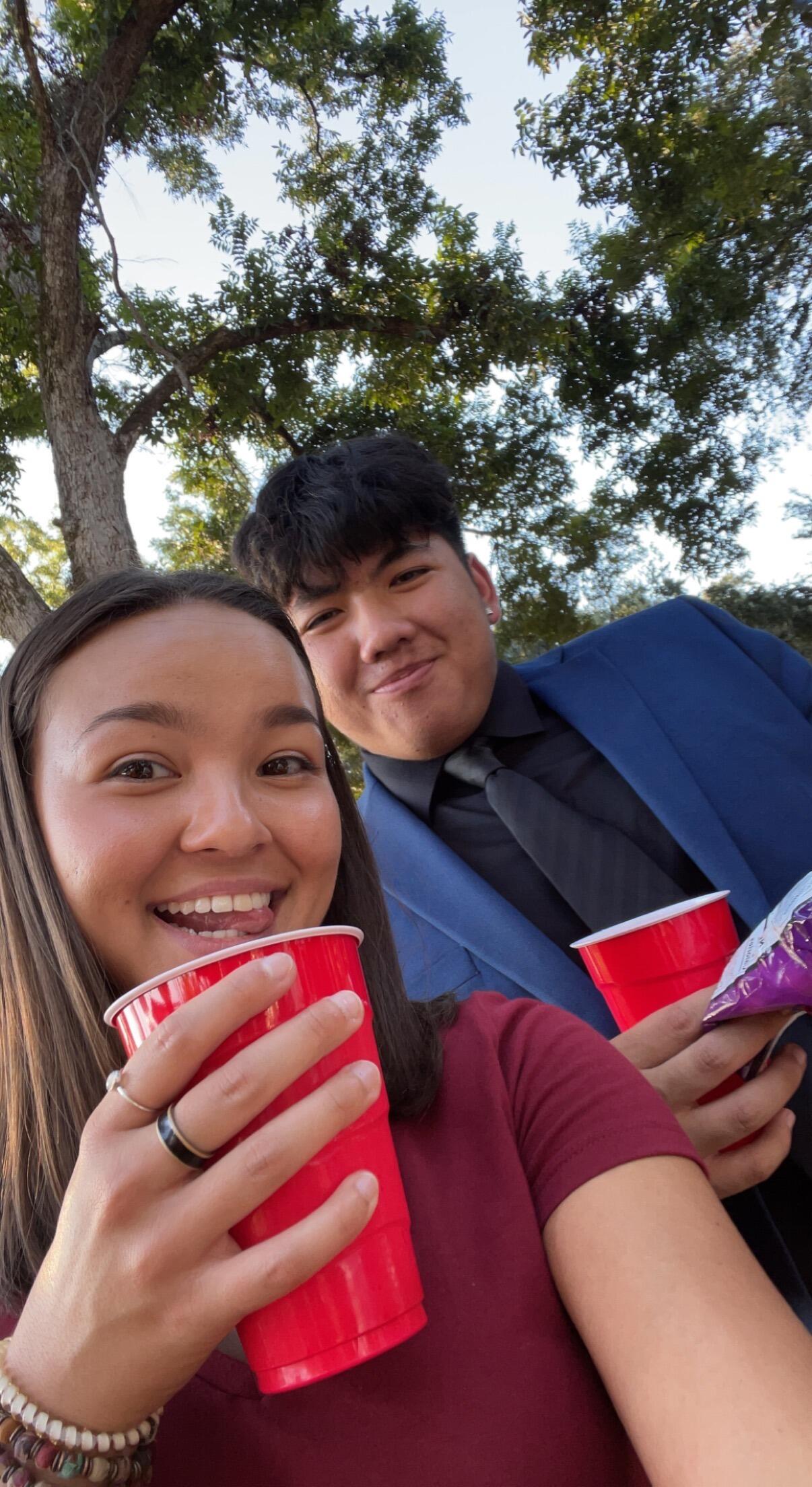 David & Mallory become really good friends throughout the fall semester (everyone except them knew they liked each other)