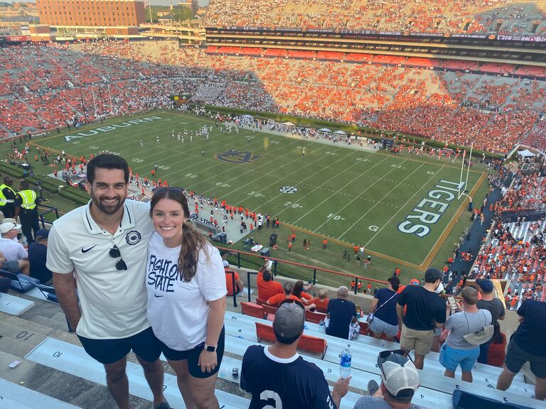 Auburn, Alabama - Omid takes a 6 mile walk through the country back to our AirBNB