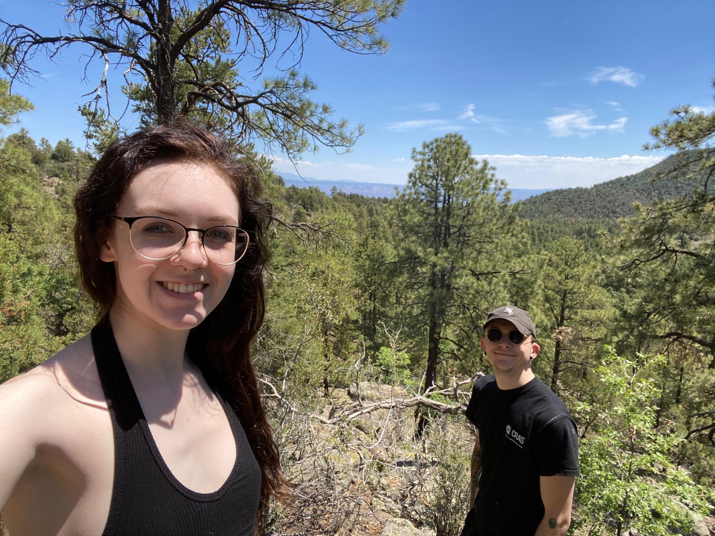 There are no photos of our first date at a favorite sushi restaurant but some of our second date. A weekend camping near Jerome. 
