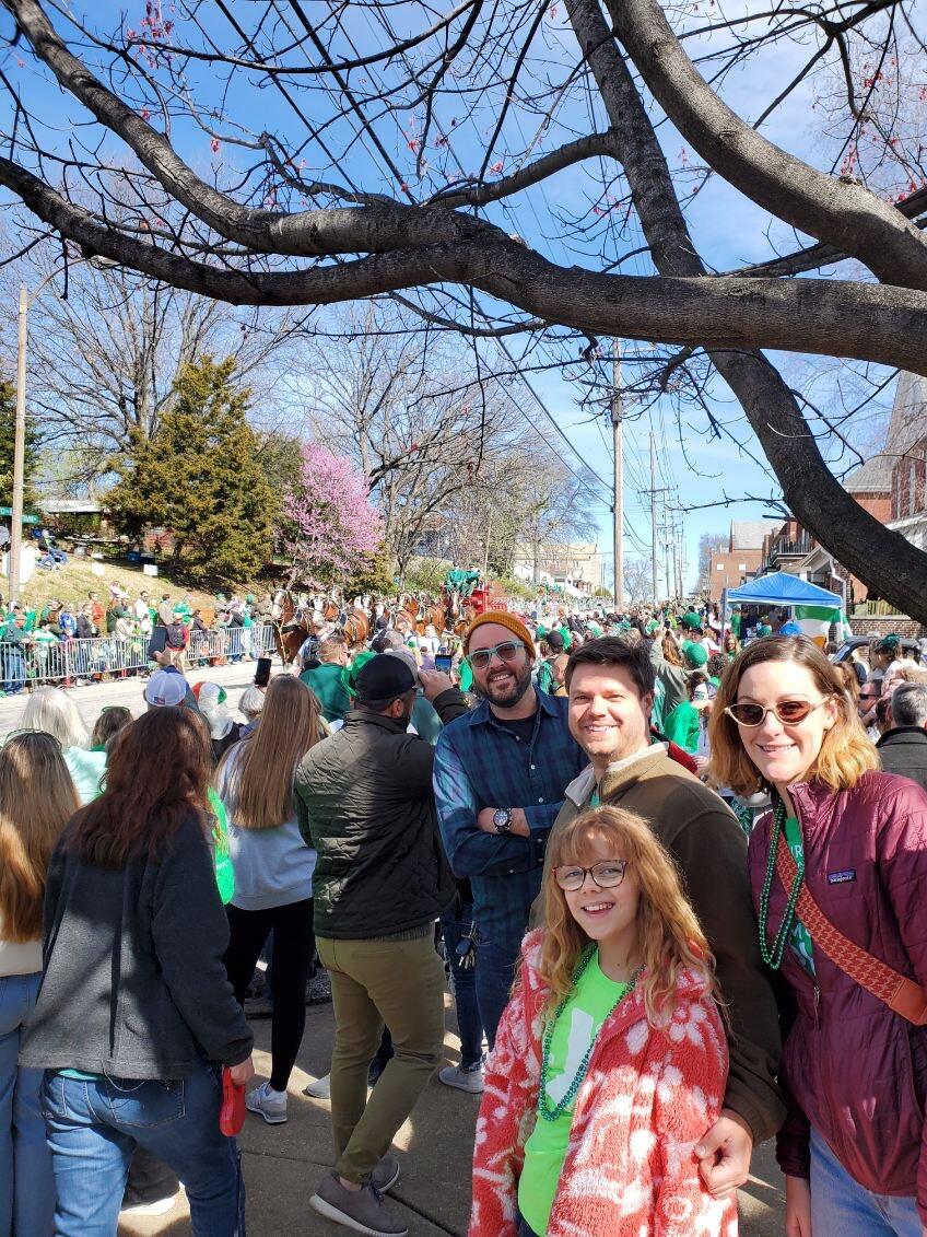 St. Patty's Day in STL: The crew traveled to St. Louis' Irish neighborhood, Dogtown, for the parade.