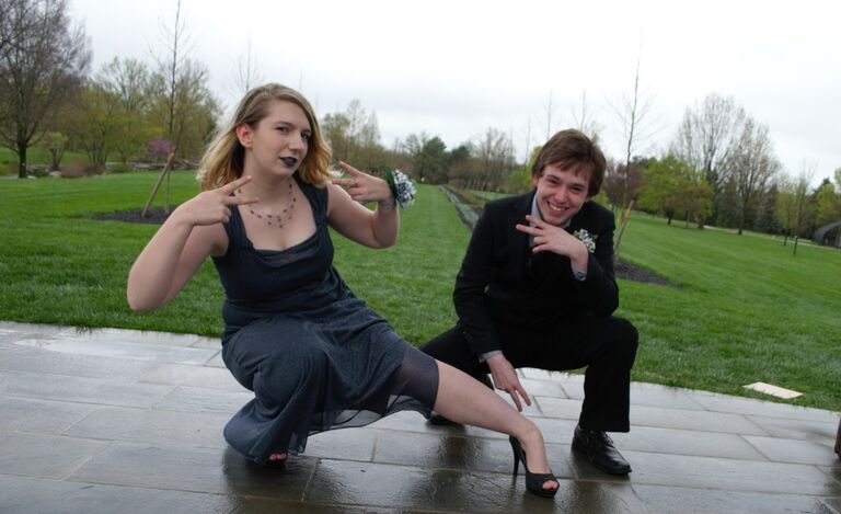 Julia's senior prom