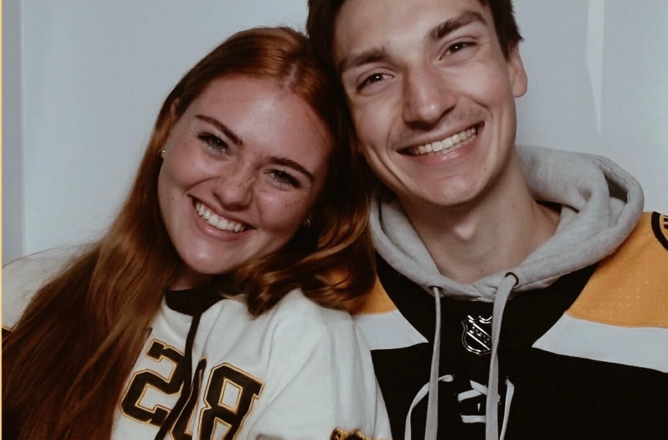 From Jack's love of hockey we have found a joint joy of attending Bruins games as often as we can!