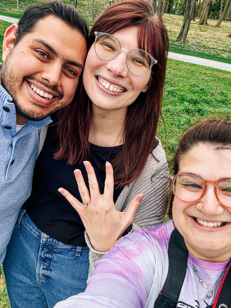 ...Diana, the best friend and secret engagement photographer ever! We love you and are so excited for you and all our other friends and family to be part of our celebration!