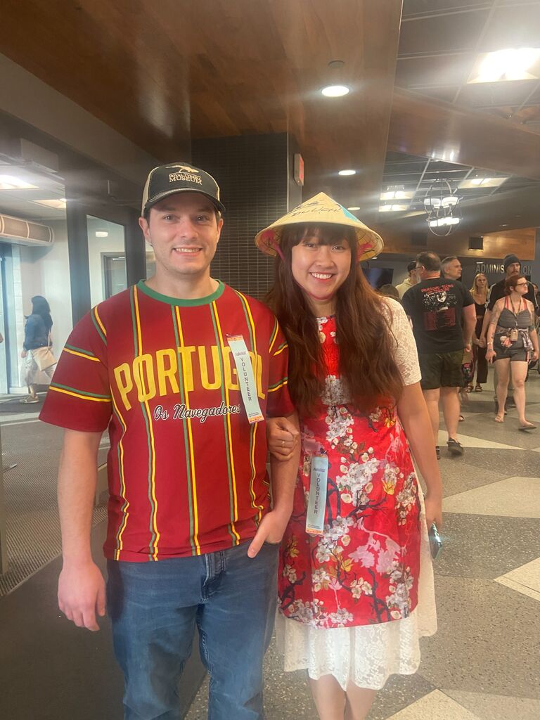 First time at Folkfest as a volunteer