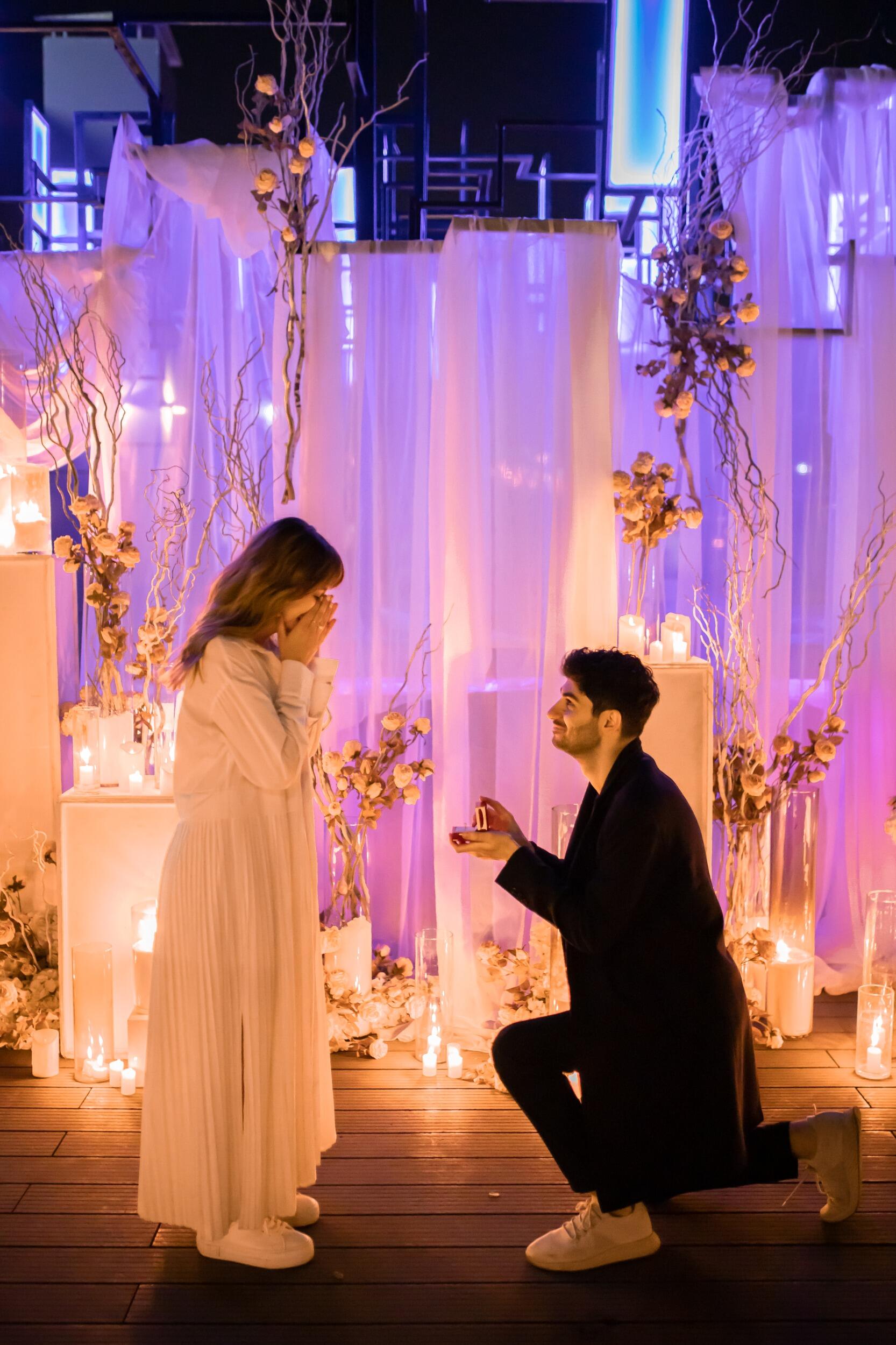 The moment our forever began—he proposed, and yes was the easiest answer.