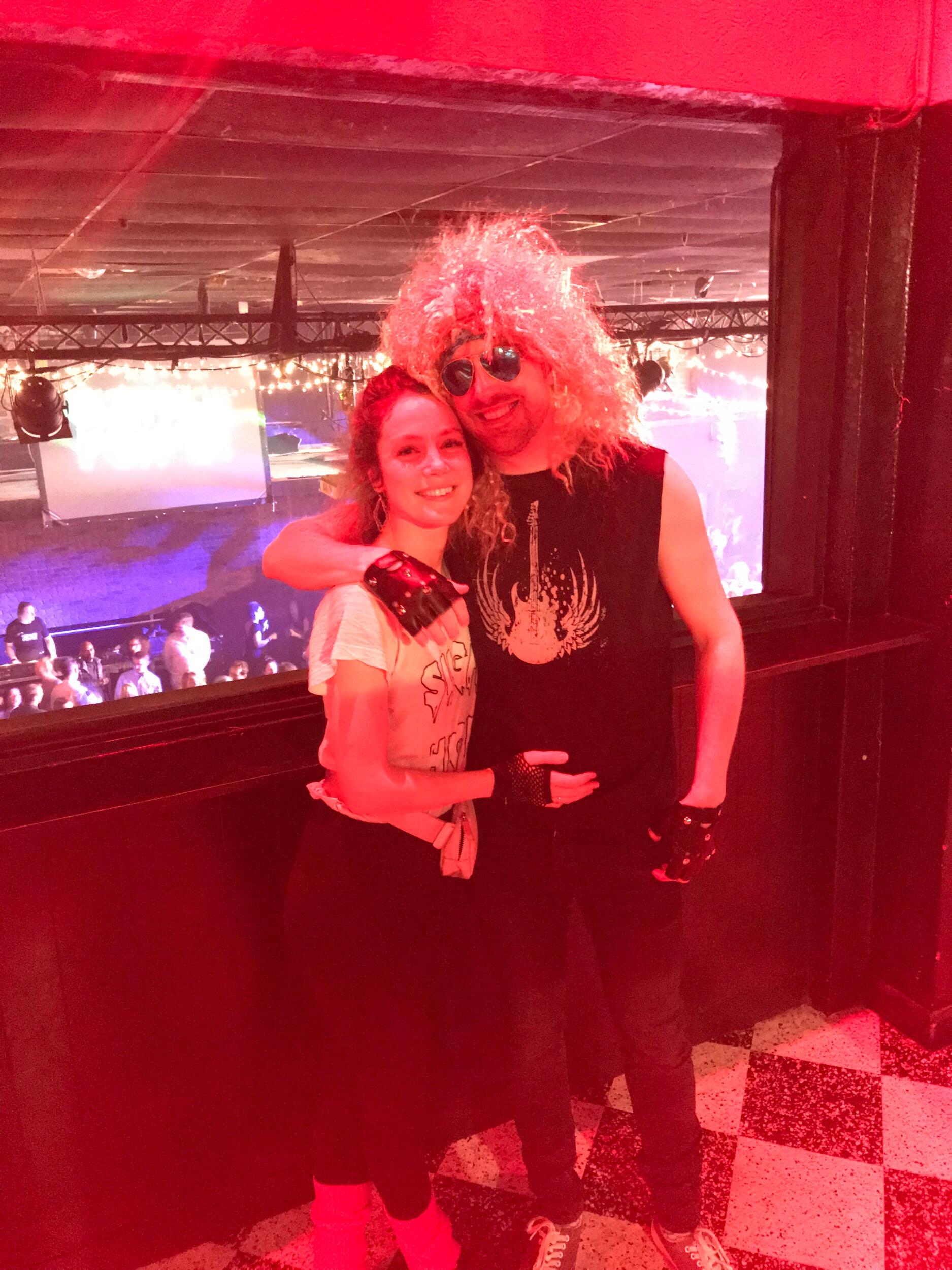 New Year's in London
Fun Fact: David owns SEVERAL wigs