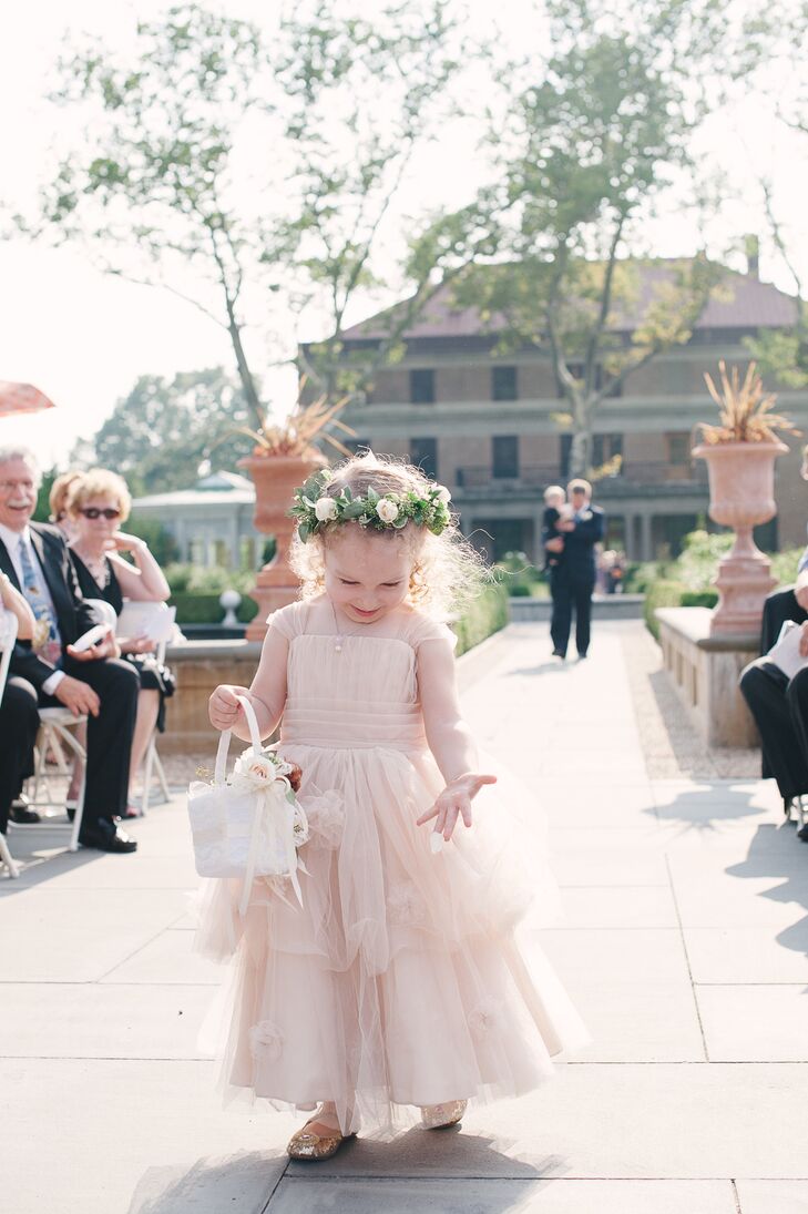 flower girl dresses pale pink