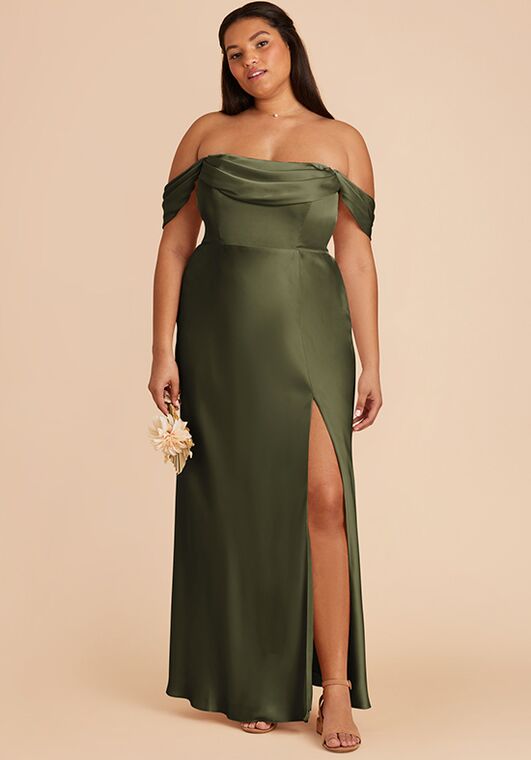 saloni bow dress green Camille Velvet Embellished Bows Dress in Green – SALONI main image 1