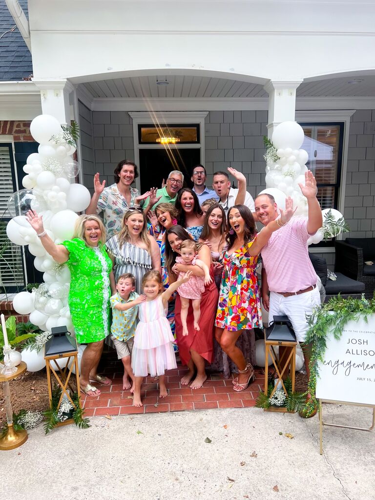 Josh surprised Allison with an engagement party right after the proposal and it was absolutely nothing short of simply amazing!