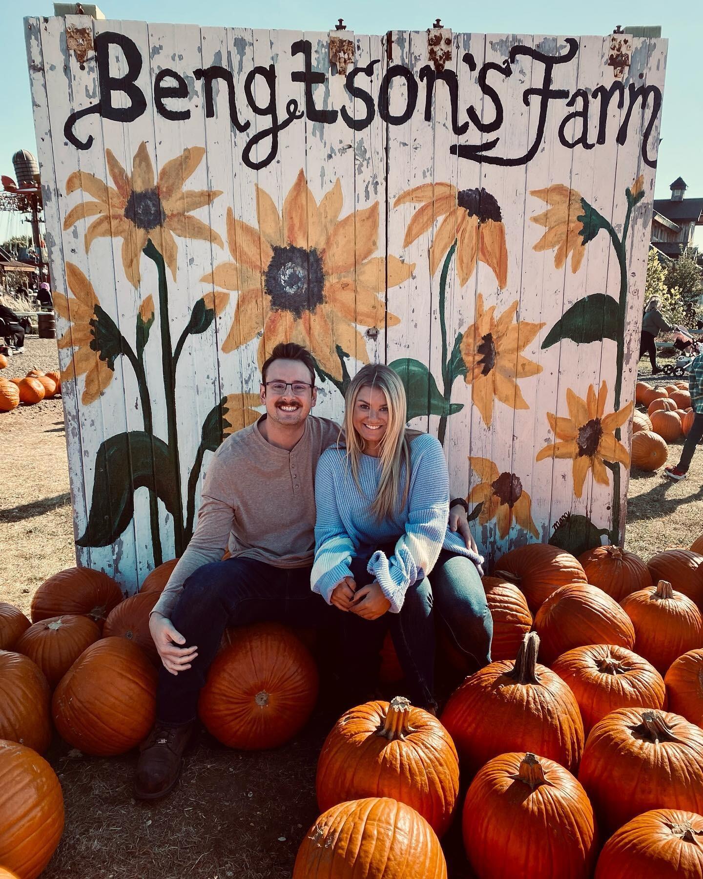 Another one of our favorite traditions is going to the pumpkin patch in the fall! 