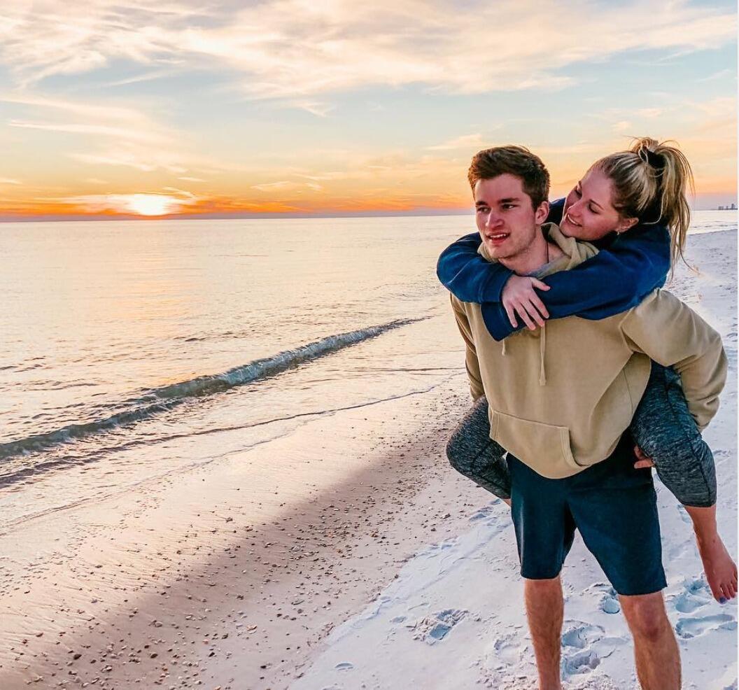 Our first trip together at Panama City Beach for Spring Break