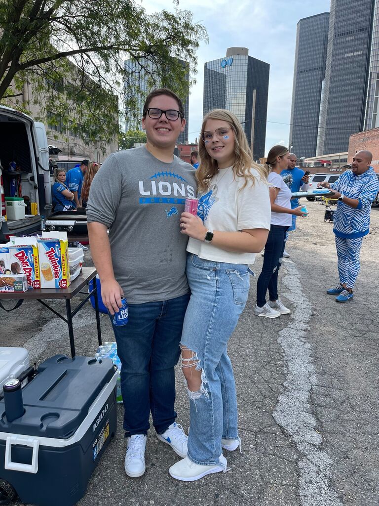 Supporting Our Favorite Team, Go Lions! 🦁🩵