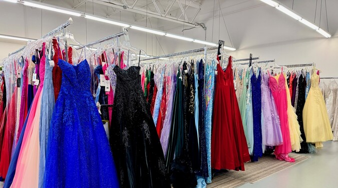 open lace back dress V-Neck Long A-Line Prom Dress with Pockets Royal / XSmall