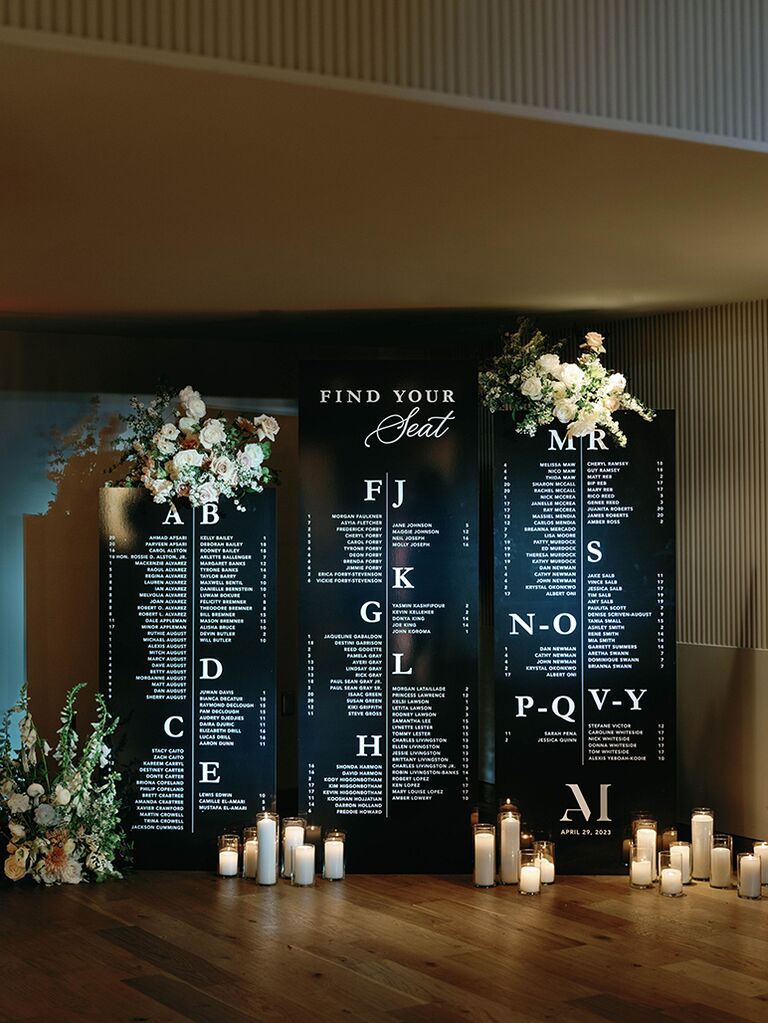 Black and white wedding ideas hotsell