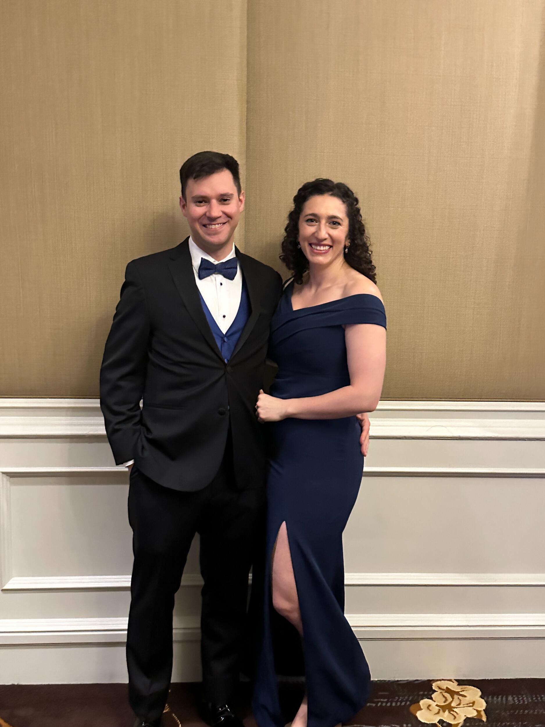 Nate's first health prom. He was a very good sport.