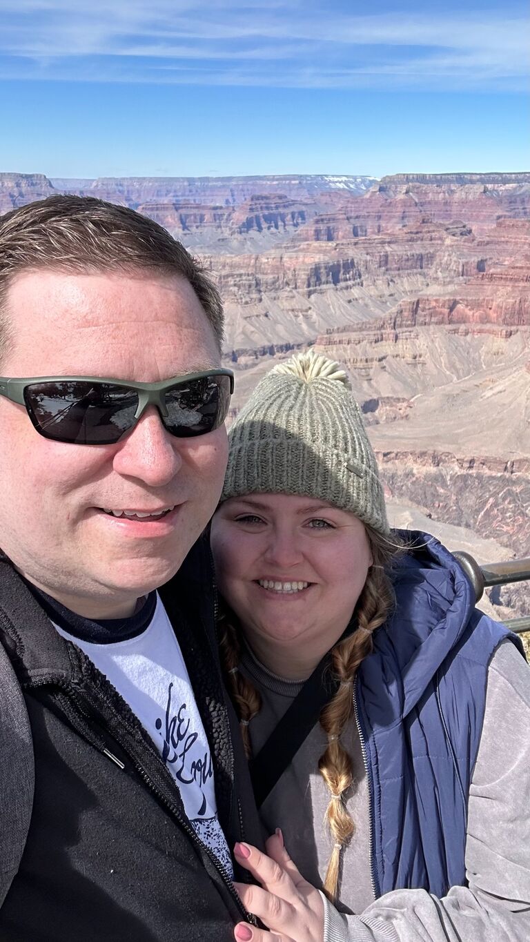 Spencer & Andrew visit the Grand Canyon! They take the train from Williams and spend a few hours exploring, which is about all Spencer could manage with her foot in a boot. She wonders if maybe, just maybe this is the day Andrew will propose, but another false alarm.