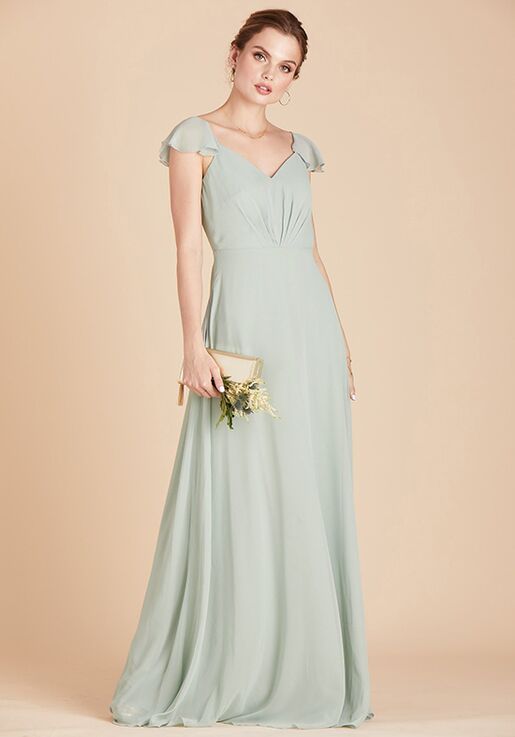 grey sage bridesmaid dresses