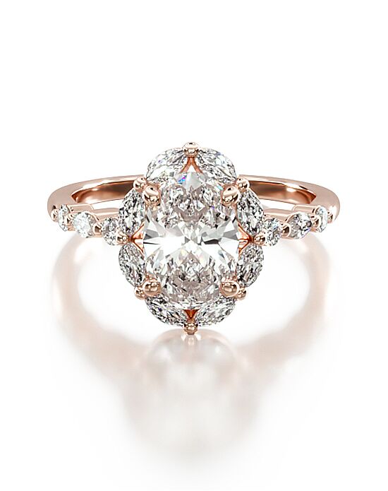 James allen oval halo engagement deals ring