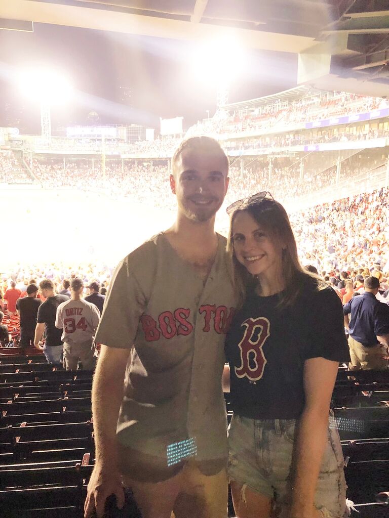Our first Red Sox game together